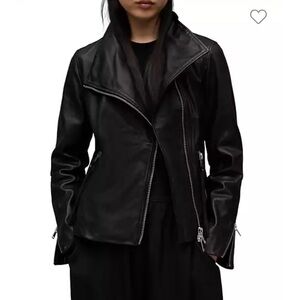 All Saints Leather Moto Jacket